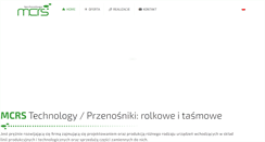 Desktop Screenshot of mcrs.com.pl